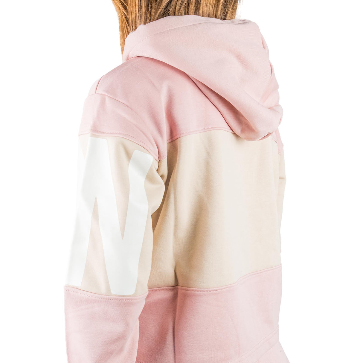 ICON Felpa Crop Logo Rosa ICDF2W6F018