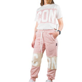 ICON Pantalone Logo Rosa ICDF2W6P007