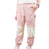 ICON Pantalone Logo Rosa ICDF2W6P007