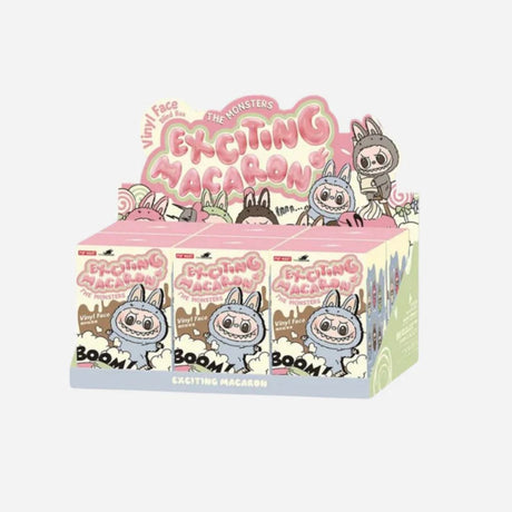 Pop Mart Labubu The Monsters Exciting Macaron Vinyl Face Sealed Case (1 Blind Box)