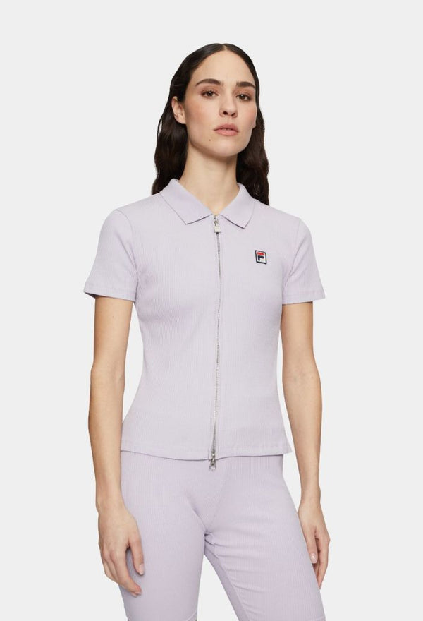 Fila Lannemezan T-Shirt Zip Lilla Faw1098 40119