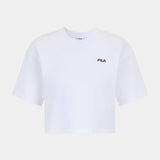 Fila Locri T-Shirt Crop Bianco Faw1056 10001