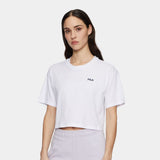 Fila Locri T-Shirt Crop Bianco Faw1056 10001