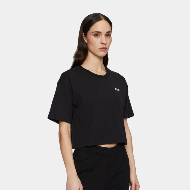 Fila Locri T-Shirt Crop Nero Faw1056 80010