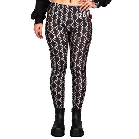 ICON Leggings Multilogo Nero ID9163P