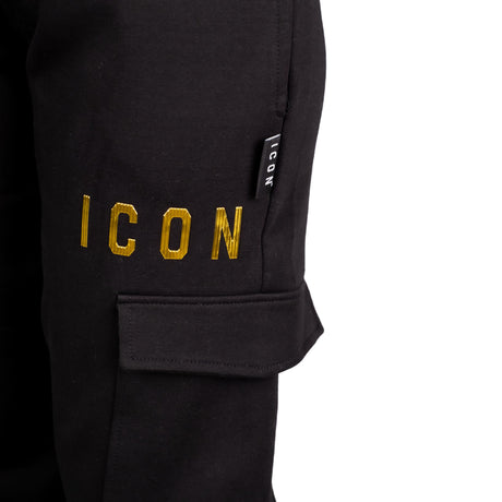 ICON Pantalone Cargo Nero ID9157P