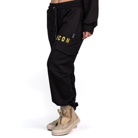 ICON Pantalone Cargo Nero ID9157P