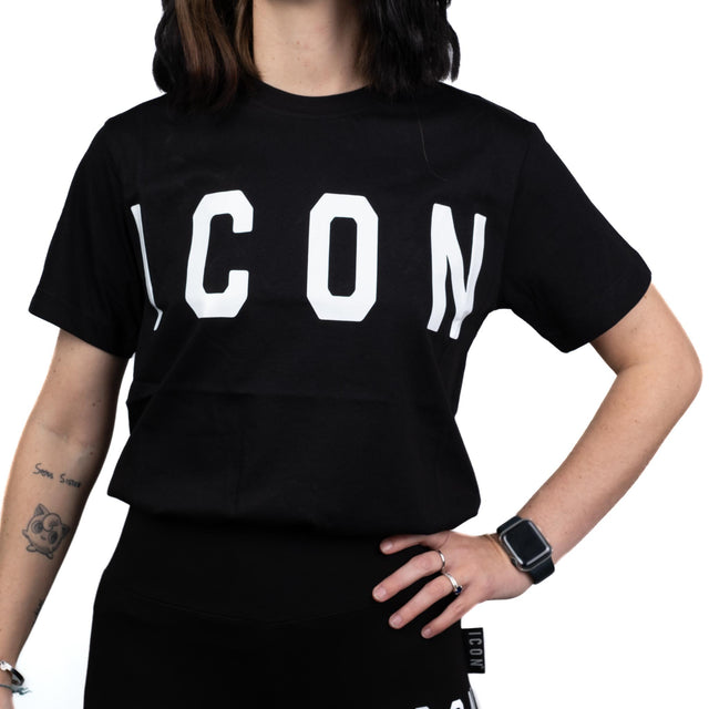 ICON T-shirt Basic Nero / Bianco ID9111T