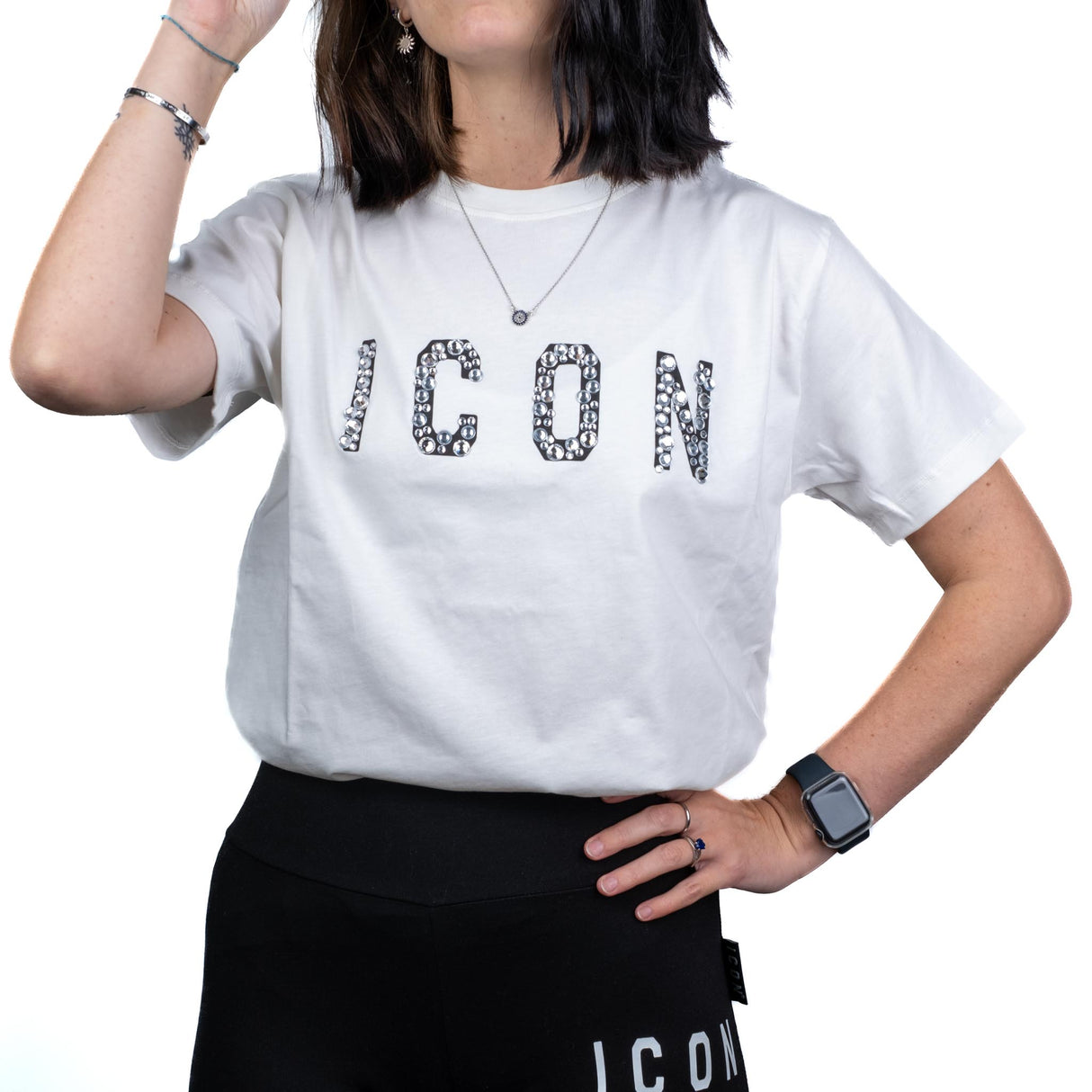 ICON T-shirt Diamond Bianco ID9171T