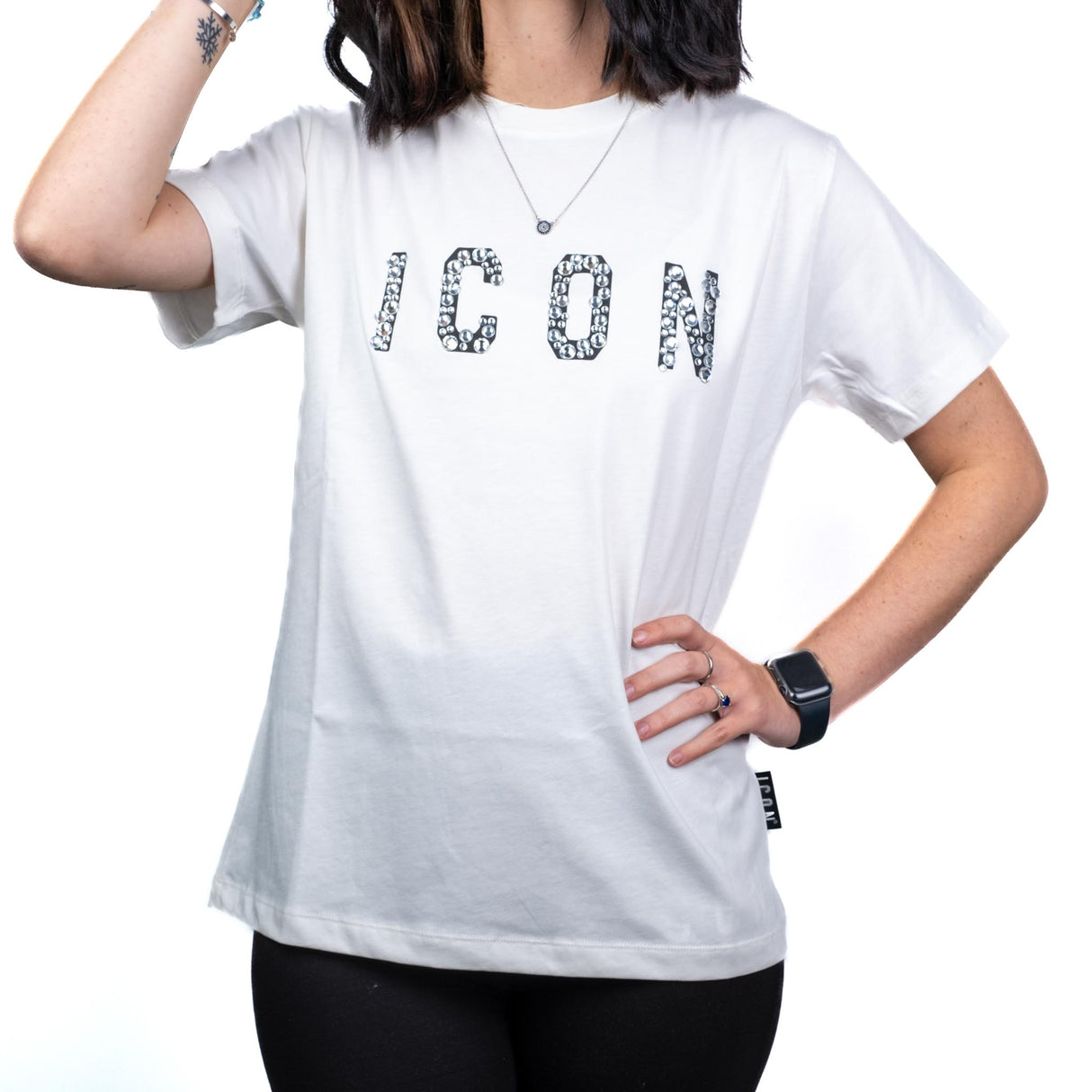 ICON T-shirt Diamond Bianco ID9171T