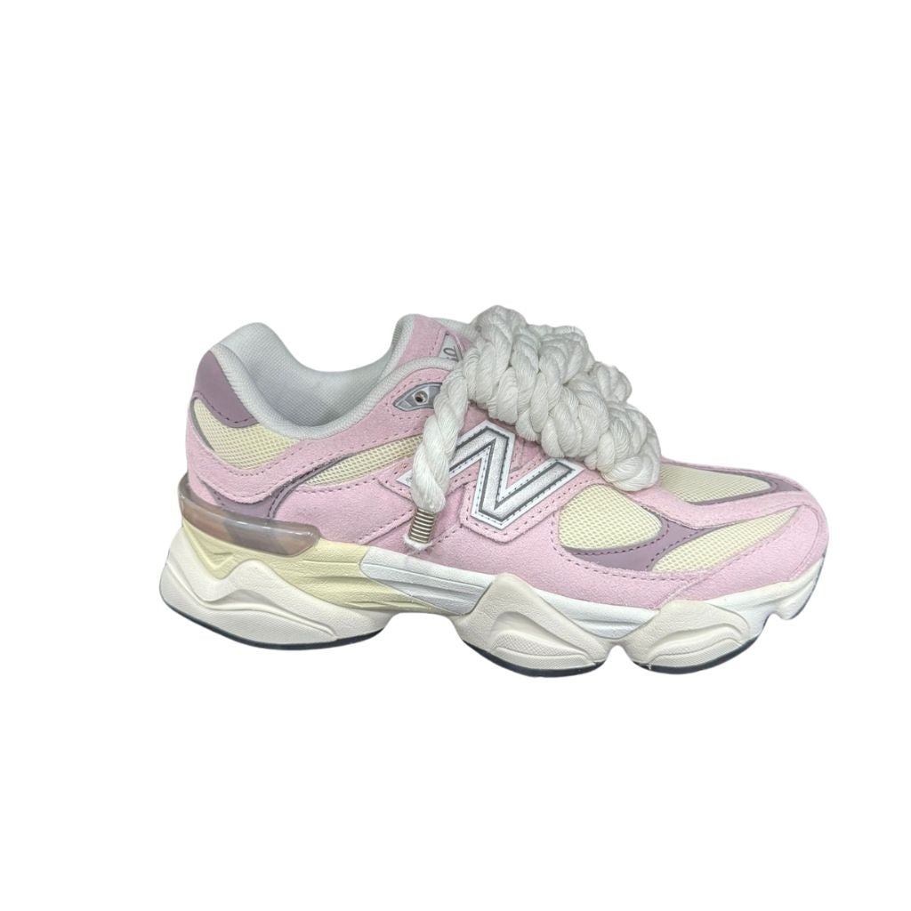 New Balance 9060 Pink White (GS) Corda Bianca GC9060BE