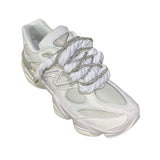 New Balance 9060 Reflection (GS) Corda Bianco e Brillantini GC9060LL