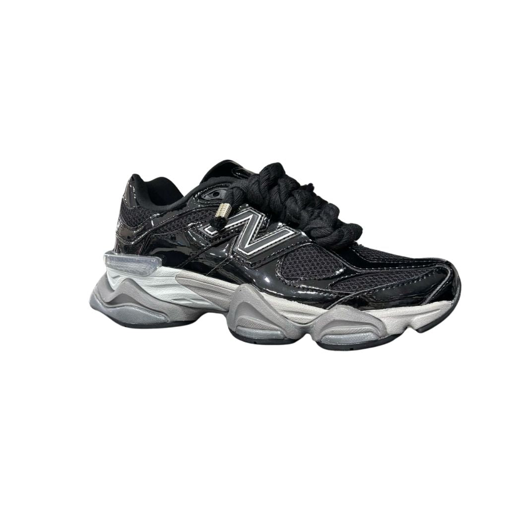New Balance 9060 Black Patent Corda Nero U9060CPB