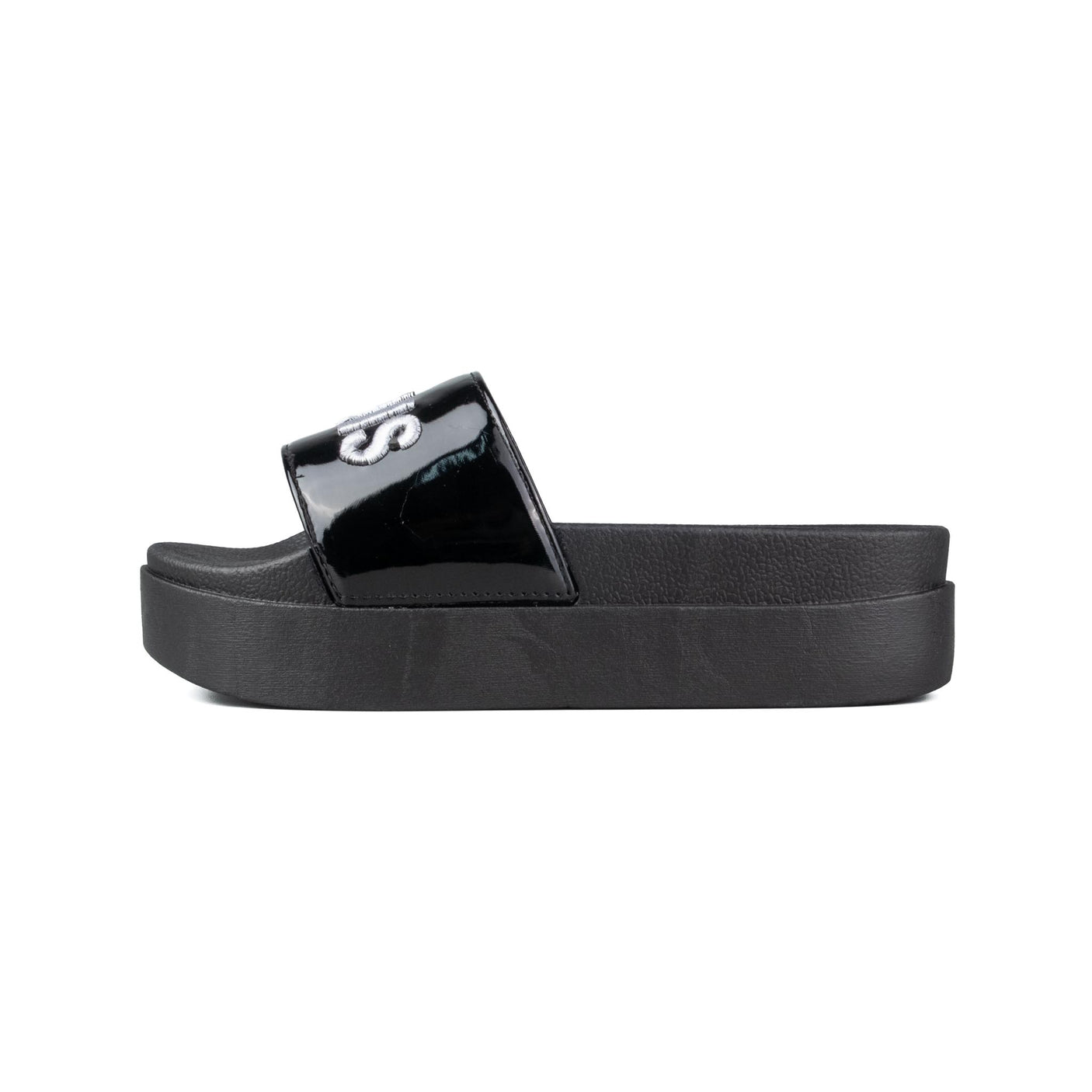 Marc Ellis Lena304 Ciabatte Platform Nero/Argento