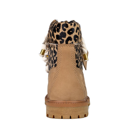 Timberland Stivaletto Premium Beige/Leopardo Corda Beige e Brillantini TB0A5M5N EN3