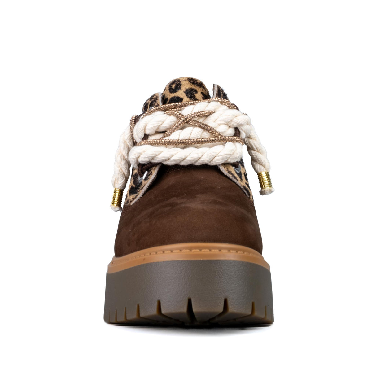 Timberland Stivaletto Platform Stone Street Marrone Corda Beige e Brillantini TB0A43RR EM5