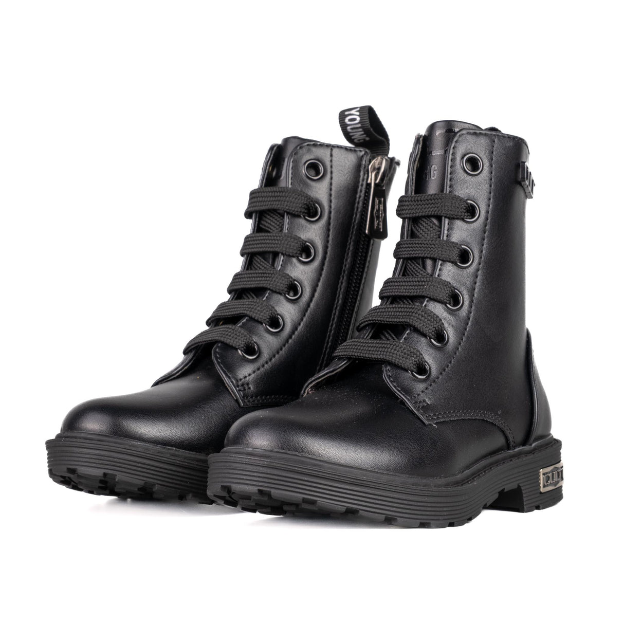 Cult Baby Stivaletto Allacciato Nero T393 (Dal 25 al 35)