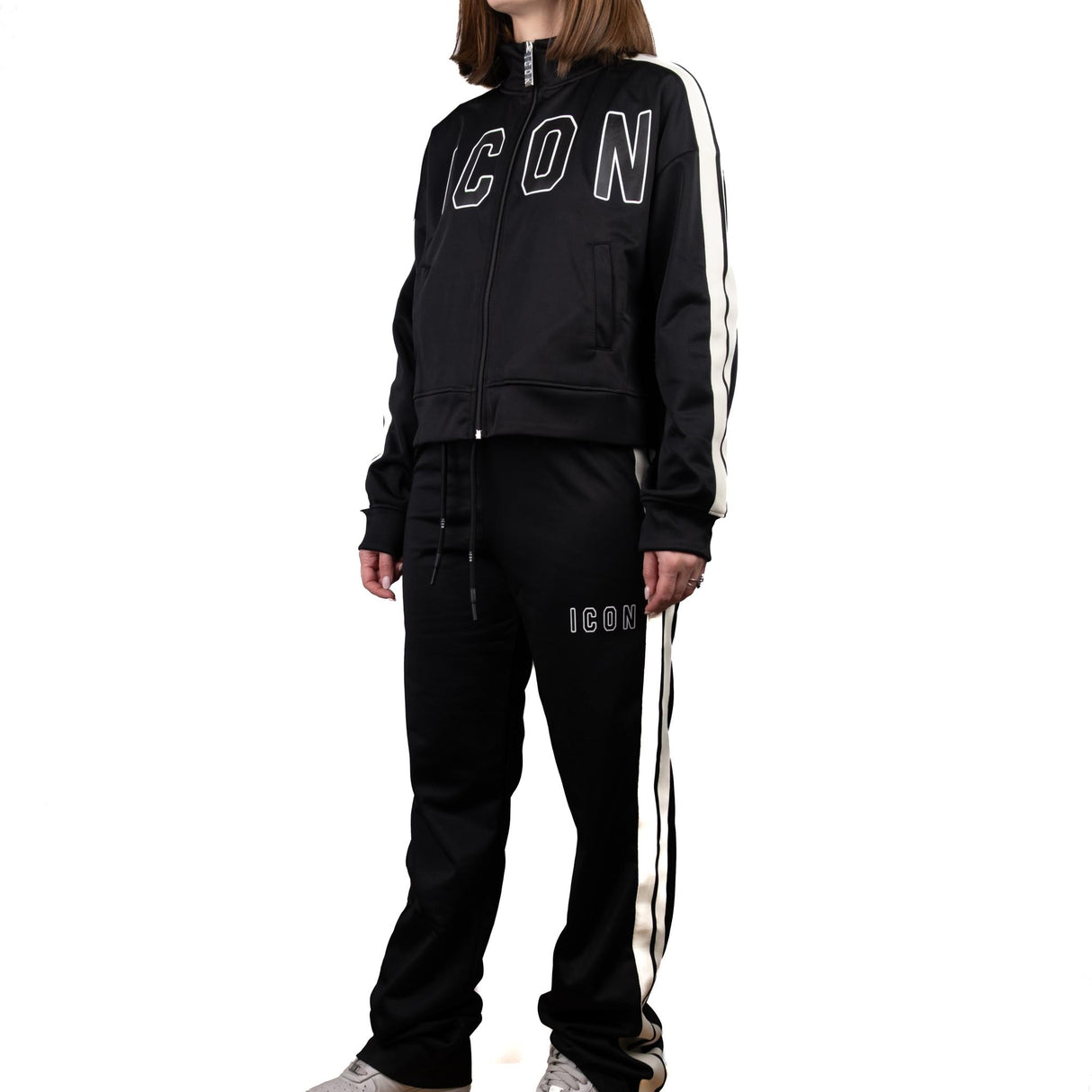 ICON Pantalone Banda Nero ICDF2W6P004