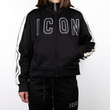 ICON Felpa Zip Nero ICDF2W6F016