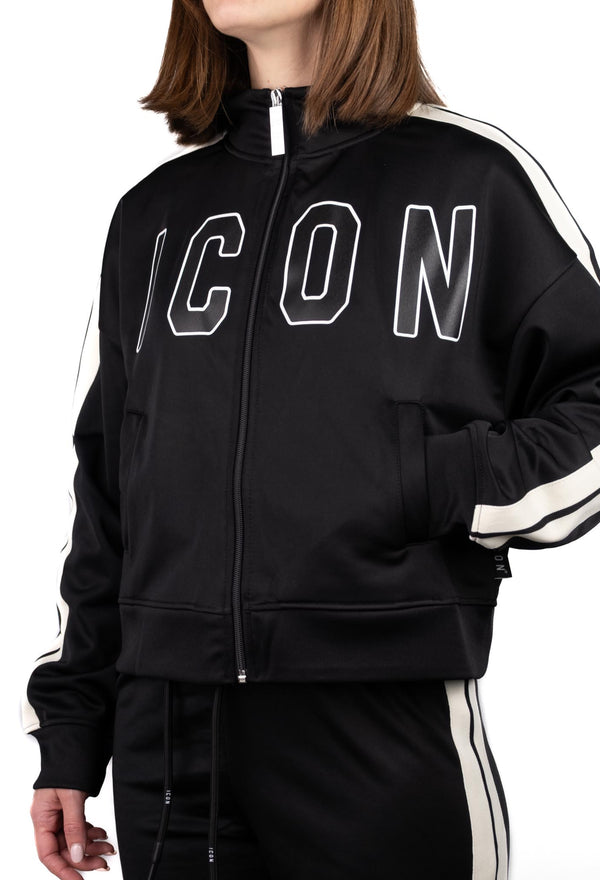 ICON Felpa Zip Nero ICDF2W6F016