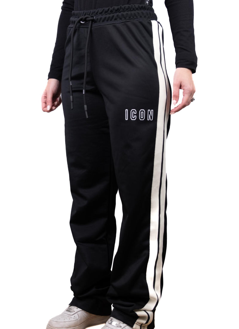 ICON Pantalone Banda Nero ICDF2W6P004