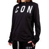 ICON Maglia Manica Lunga Nero ICDF2W6M001