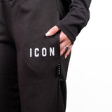 ICON Pantalone Largo Nero ICDF2W6P001