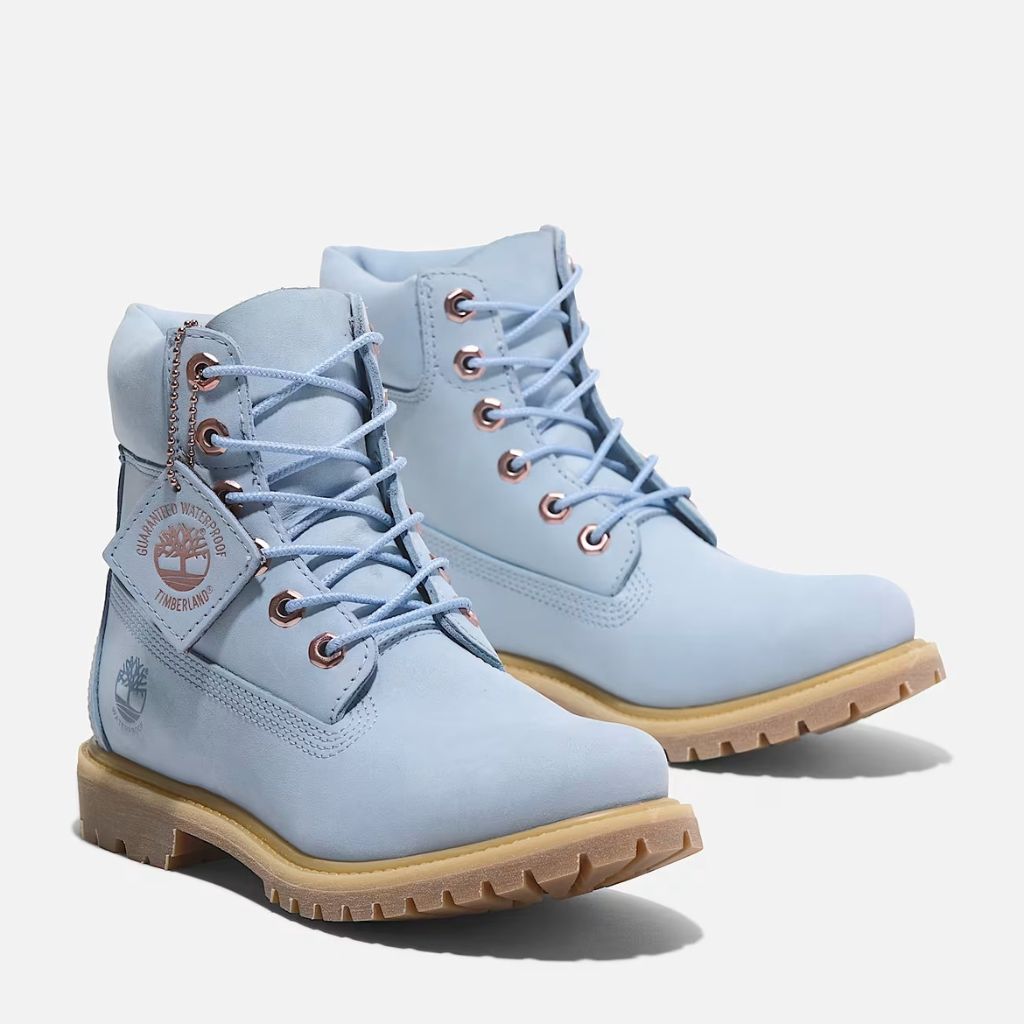 Timberland Stivaletto Stringato Celeste TB0A2HR8 EKM