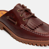 Sabot mule Timberland Authentic Bordeaux donna - pelle premium e fodera ReBOTL riciclata