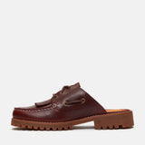 Sabot mule Timberland Authentic Bordeaux donna - pelle premium e fodera ReBOTL riciclata