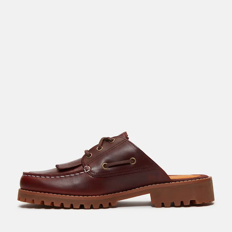 Sabot mule Timberland Authentic Bordeaux donna - pelle premium e fodera ReBOTL riciclata