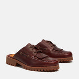 Sabot mule Timberland Authentic Bordeaux donna - pelle premium e fodera ReBOTL riciclata