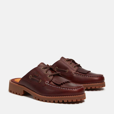 Sabot mule Timberland Authentic Bordeaux donna - pelle premium e fodera ReBOTL riciclata