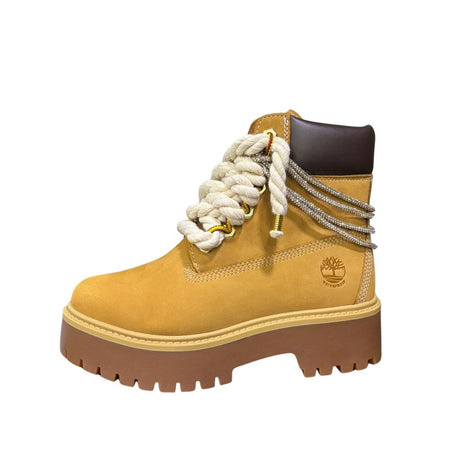 Timberland Stivaletto Platform Stone Street Giallo Corda e Brillantini Dietro TB1A5RJD 231