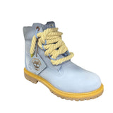 Timberland Stivaletto Stringato Celeste Corda Beige TB0A2HR8 EKM