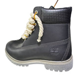 Timberland Stivaletto Stringato Nero Corda Beige TB0A2P6W A3L