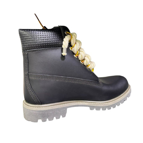 Timberland Stivaletto Stringato Nero Corda Beige TB0A2P6W A3L
