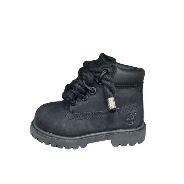 Timberland Stivaletti Stringati Kids Nero Corda Nero TB112807 001 