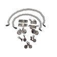 Kit Fai Da Te Timberland: due fili di perle, placchette Stone Street e charms argento