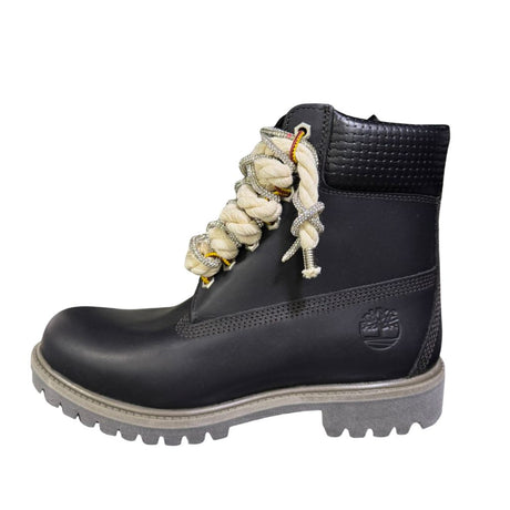 Timberland Stivaletto Stringato Nero Corda e Brillantini TB0A2P6W A3L