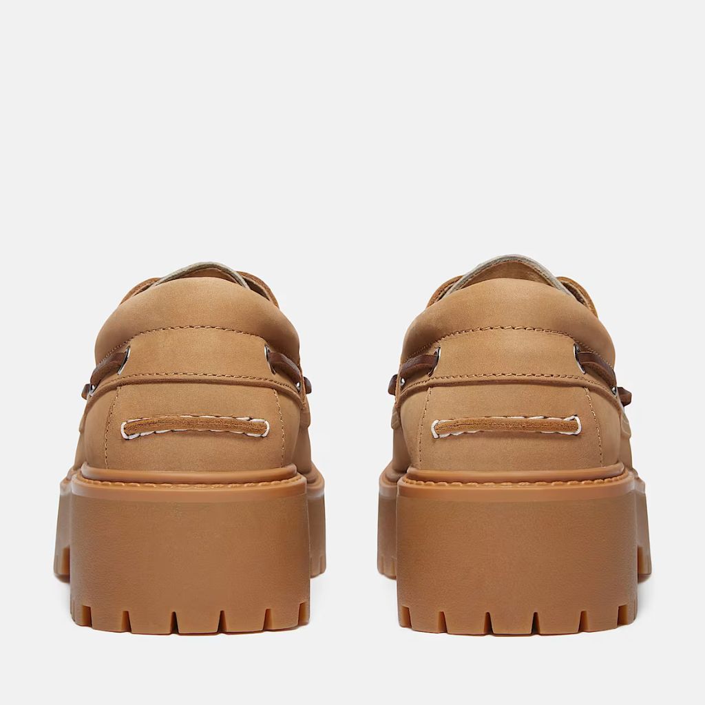 Timberland Scarpa da Barca Platform Stone Street Beige/Leopardo TB0A2GVF EN3