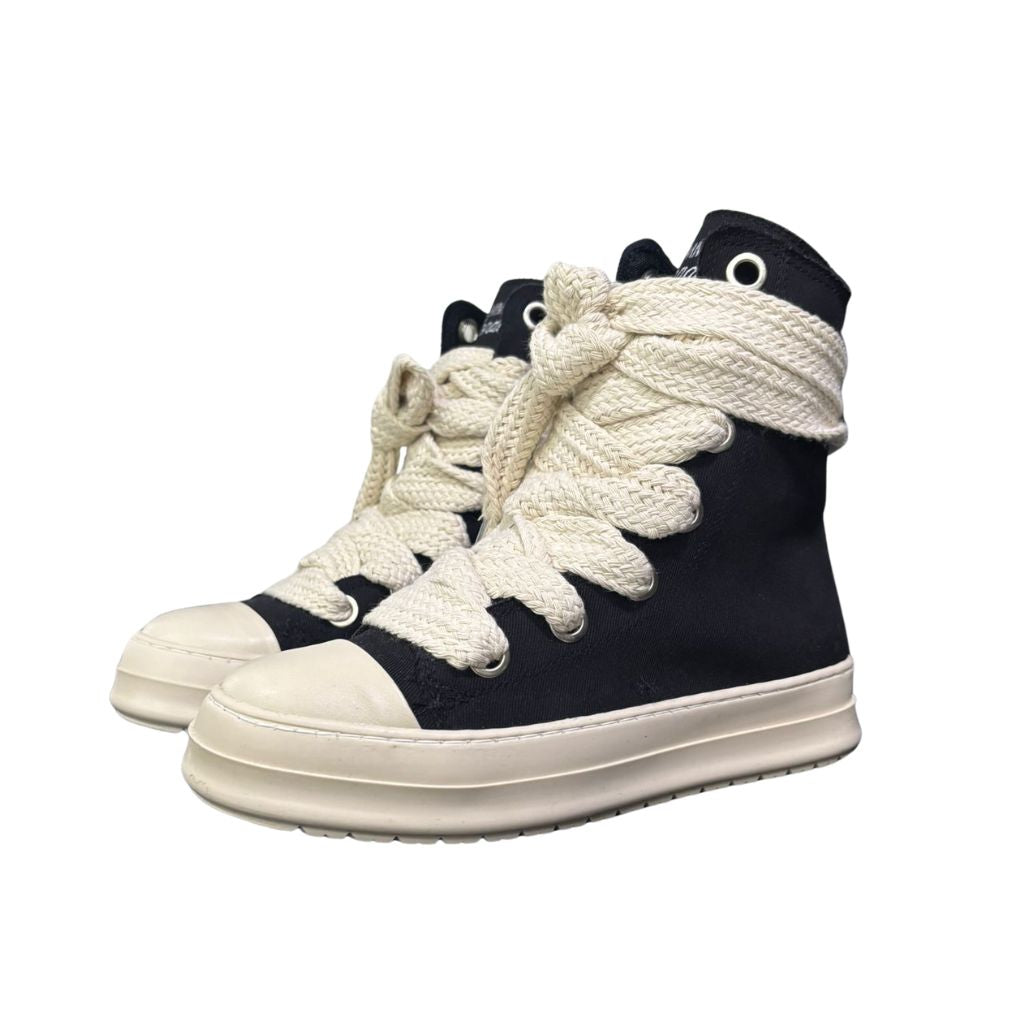 Jammers London Tore Over Tela Nero Laccio Doppio Fondo Beige