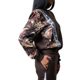 Gioselin Tuta Completa Wild Marrone