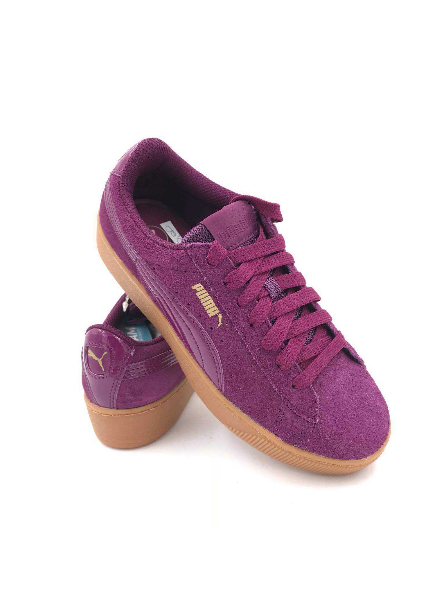 Puma vikky clearance platform purple