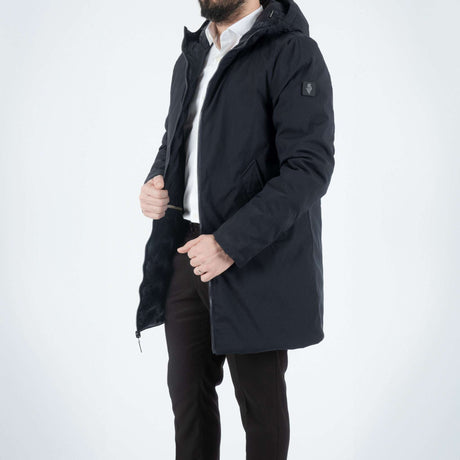 Bellini Milano Parka Lungo Double-Face Blu