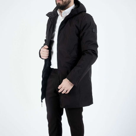 Bellini Milano Parka Lungo Double-Face Nero