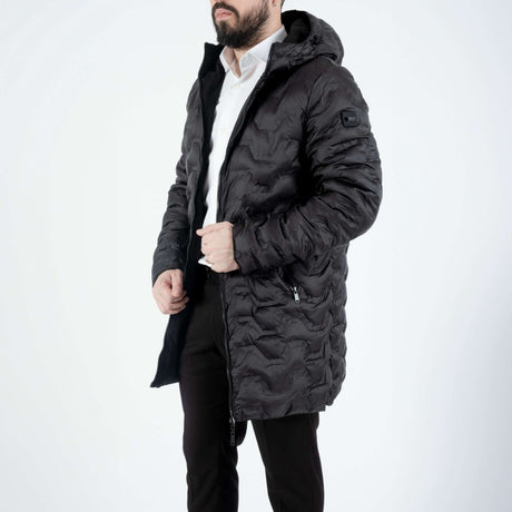 Bellini Milano Parka Lungo Double-Face Nero