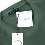 T-Shirt Pitone Taschino Filo Di Scozia Verde