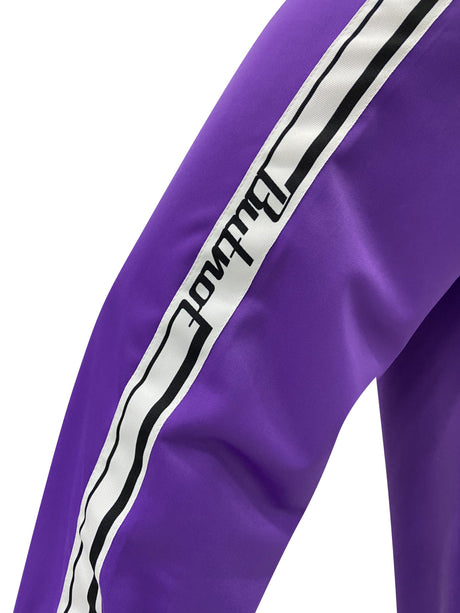 Butnot Pantalone a Zampa con Bande Laterali Viola D700