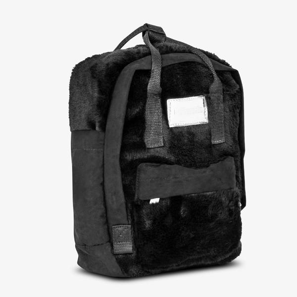 D.franklin Abby Backpack Fur Black / Black